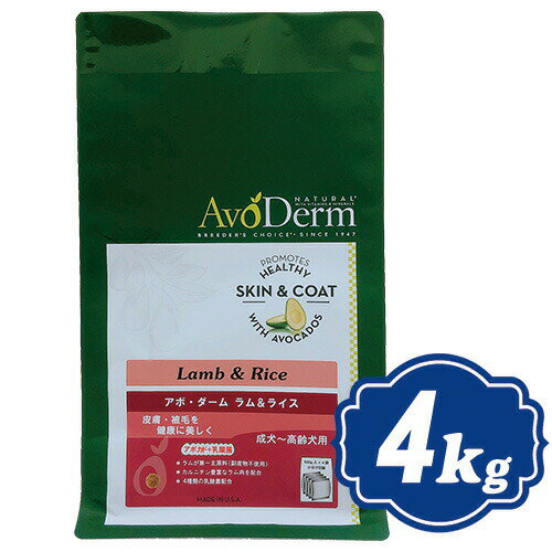 A{E_[ CX 4kg hbOt[h AVO DERM Lamb Meal&Rice yKiz