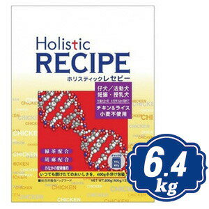  ホリスティック レセピー チキン&ライス パピー 6.4kg（400g×16個） ドッグフード Holistic RECIPE 