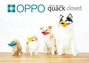 ROBERT2号店のOPPO オッポ quackclosed クァッククローズド オレンジ Sサイズ しつけ用口輪｜アングル2