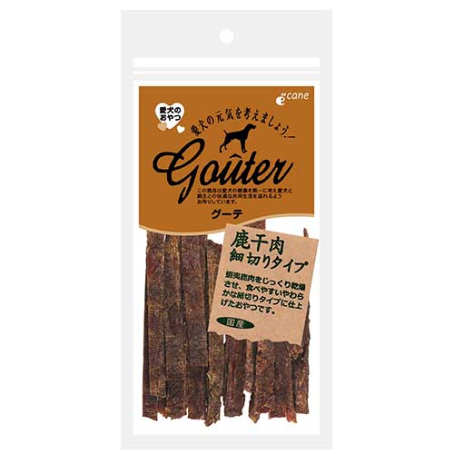 【最大2000円OFFクーポン配布中】 グーテ 鹿干肉細切りタイプ 65g （犬用おやつ）
