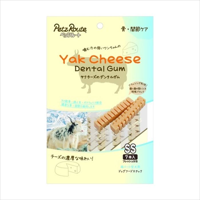 樂天商城 - ペッツルート ヤクチーズのデンタルガムSS 骨・関節ケア 7本入（犬用おやつ）