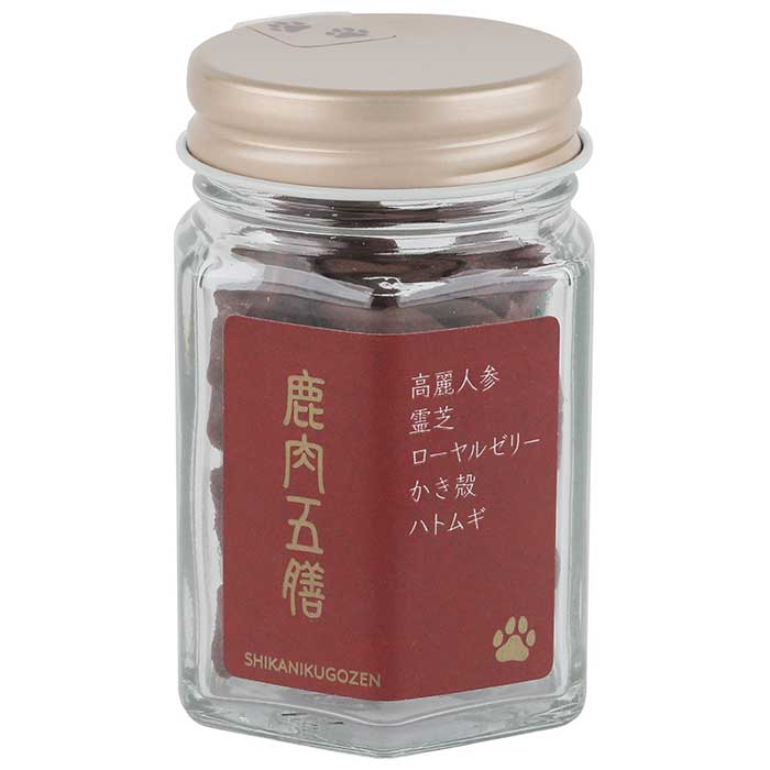 樂天商城 - オリエント商会 鹿肉五膳 レギュラー 瓶入 20g