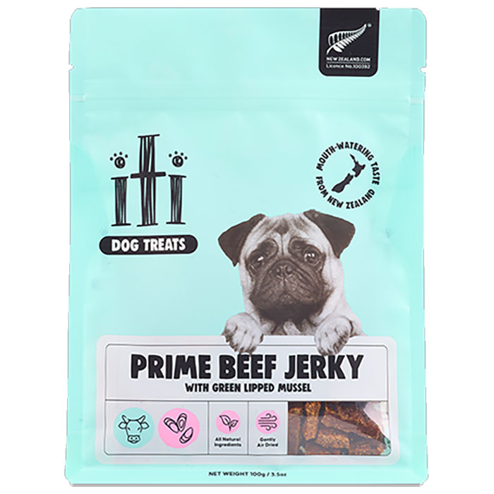 Beef - 【最大10％OFFクーポン配布中】 iti イティトリーツ 凝縮カットビーフ 腸内ケア 100g （犬用おやつ）