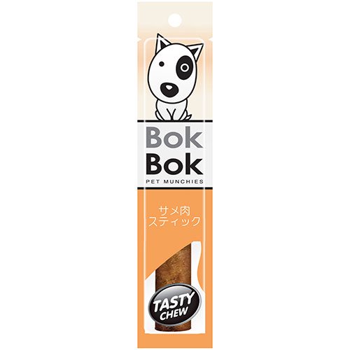Rakuten - 【最大10％OFFクーポン配布中】 ルークラン BokBok ボクボク ジャイアント・サメ肉スティック 25g 1本タイプ （犬用おやつ）【ご注文後のキャンセル・返品・交換不可】