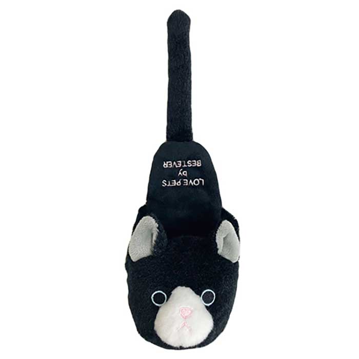 樂天商城 - 【最大10％OFFクーポン配布中】 LOVE PETS by BESTEVER ペットトイ スリッパトイ ネコ ハチワレ（猫用おもちゃ） ベストエバージャパン