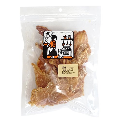 Rakuten - 【最大10％OFFクーポン配布中】 Bon・rupa（ボンルパ）「京」お徳用鶏胸ぺったんこ 100g （犬用おやつ）【ご注文後のキャンセル・返品・交換不可】