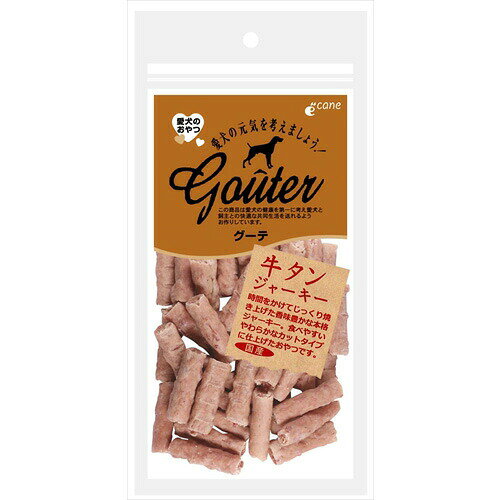 樂天商城 - 【最大10％OFFクーポン配布中】 グーテ 牛タンジャーキー 80g （犬用おやつ）