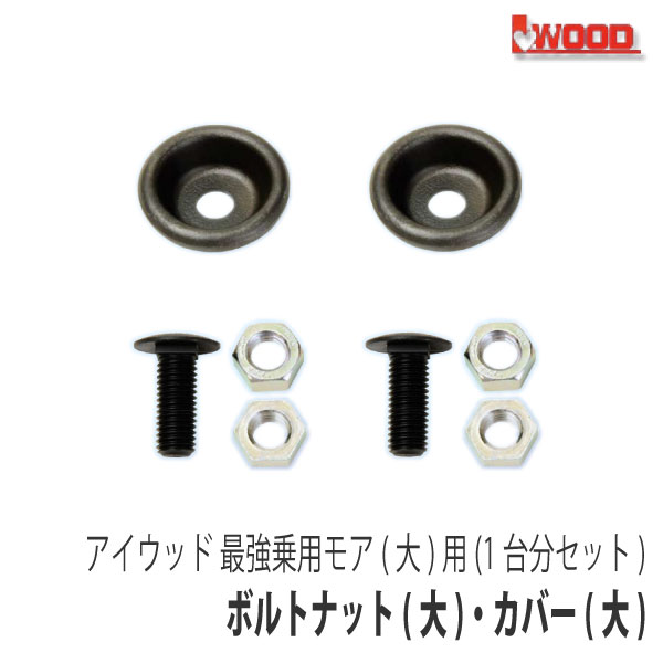 【アイウッド】最強乗用モア(大) 用ボルトナット・カバー1台分セット [裏表入替用 ボルトナット カバー][オーレック ラビットモア][やまびこ(共立) ISEKIアグリ 乗用モア][アテックス 乗用草刈機]
