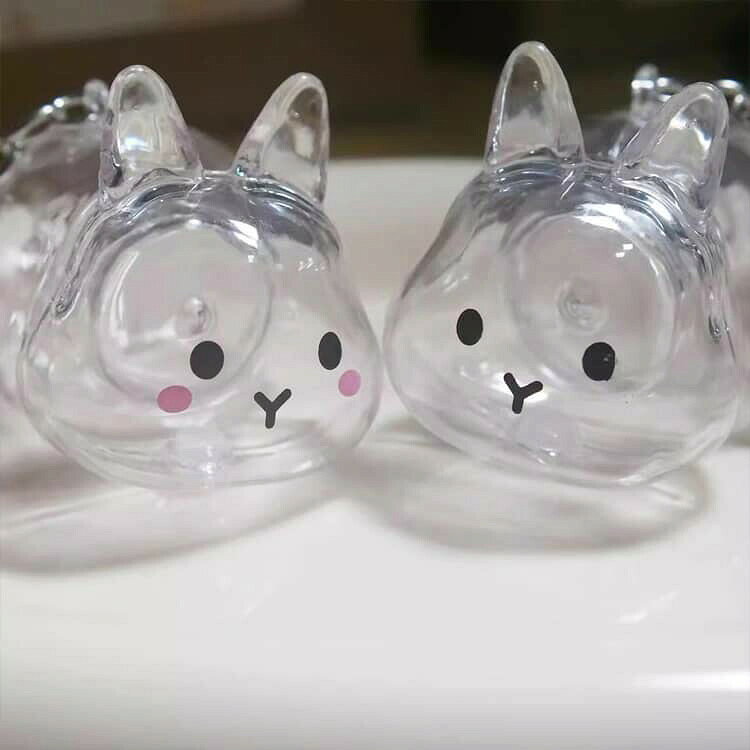 うさぎの毛 【4個セット】 遺毛ケース 持ち歩き アクリル うさぎの毛収納ボトル ペ...