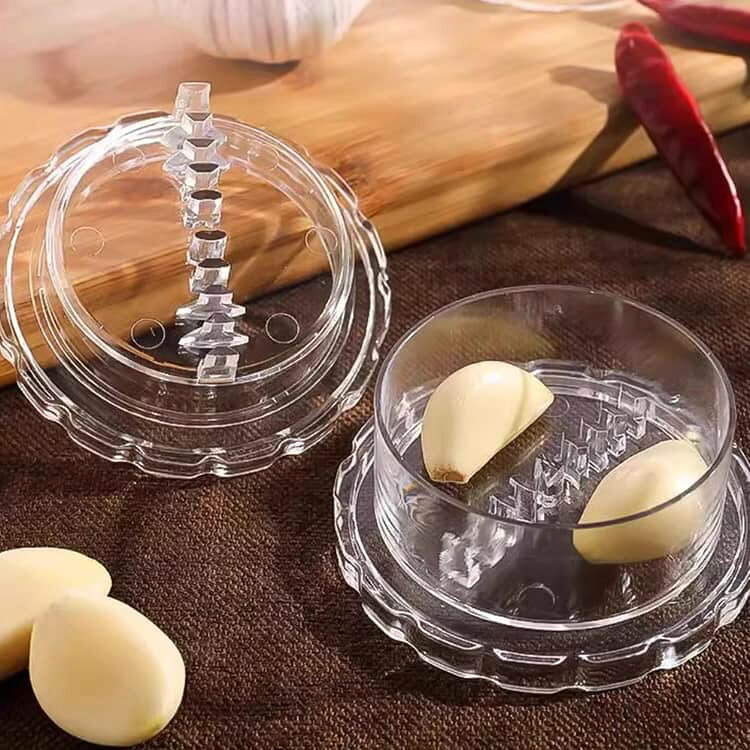 にんにくつぶし 10個セット ガーリックプレス 回転式 手動 おろし器 みじん切り器 食洗機対応 軽量 コンパクト robin1636-10001339 激安ショップROBIN サンプル画像2