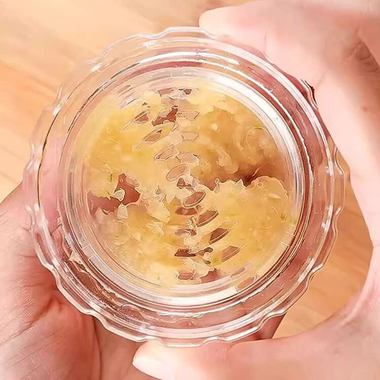 にんにくつぶし 10個セット ガーリックプレス 回転式 手動 おろし器 みじん切り器 食洗機対応 軽量 コンパクト robin1636-10001339 激安ショップROBIN サンプル画像3