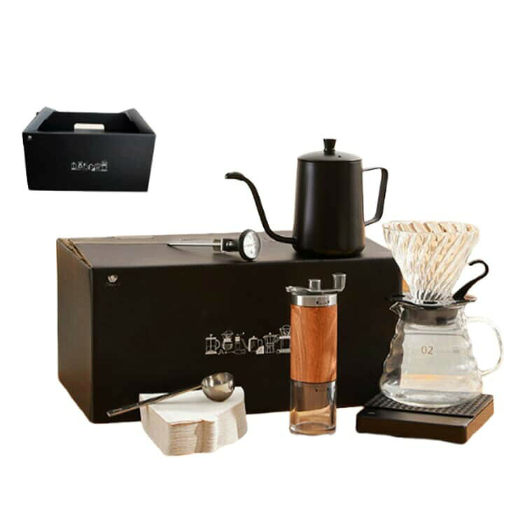 コーヒー ドリッパーセット コーヒー ドリップ 手挽き 器具 コーヒー用品 コーヒーセット アウトドア スタンドタイプ 8点セット キャンプ用 コーヒーサーバー 人気 ケトル コーヒー 細口 珈琲 robin1636-10002080 激安ショップROBIN サンプル画像2