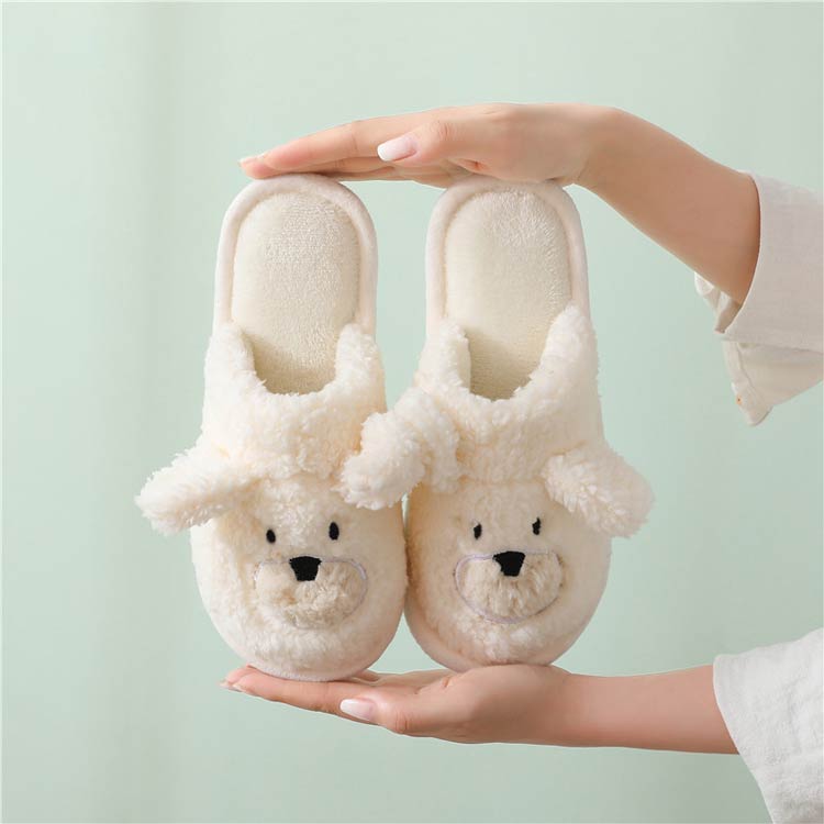 もこもこ 裏ボア 暖かい レディース あったか ルームシューズ ペア 熊 メンズ もふもふ かわいい スリッパ スリッパ 室内履き 秋冬 ベアー 男女兼用 冬 軽い 冬ルームシューズ 冬スリッパ くま robin1636-10002301 激安ショップROBIN サンプル画像3