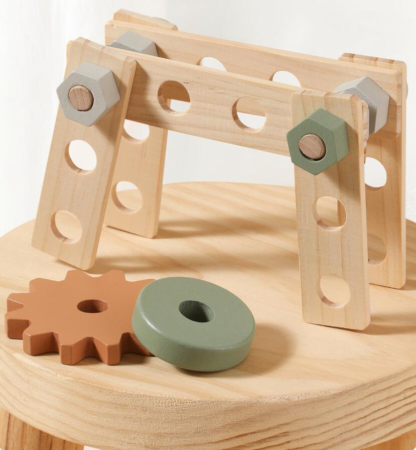 大工 おもちゃ 工具セット 大工さんままごとセット 積み木 子ども 知育玩具 おもち...