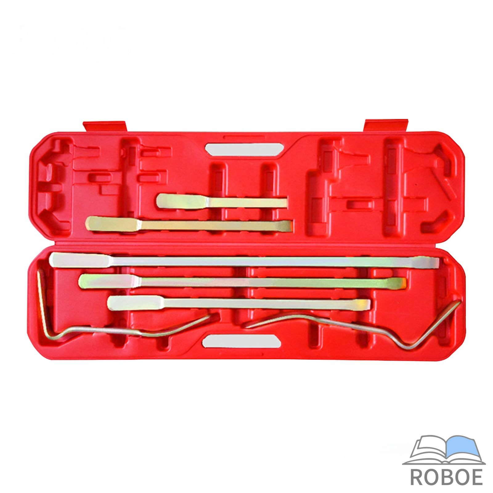 Rakuten - 7Pcs/13Pcs 自動車デントリペアロッドキット メタルプライバー デントリペアキット