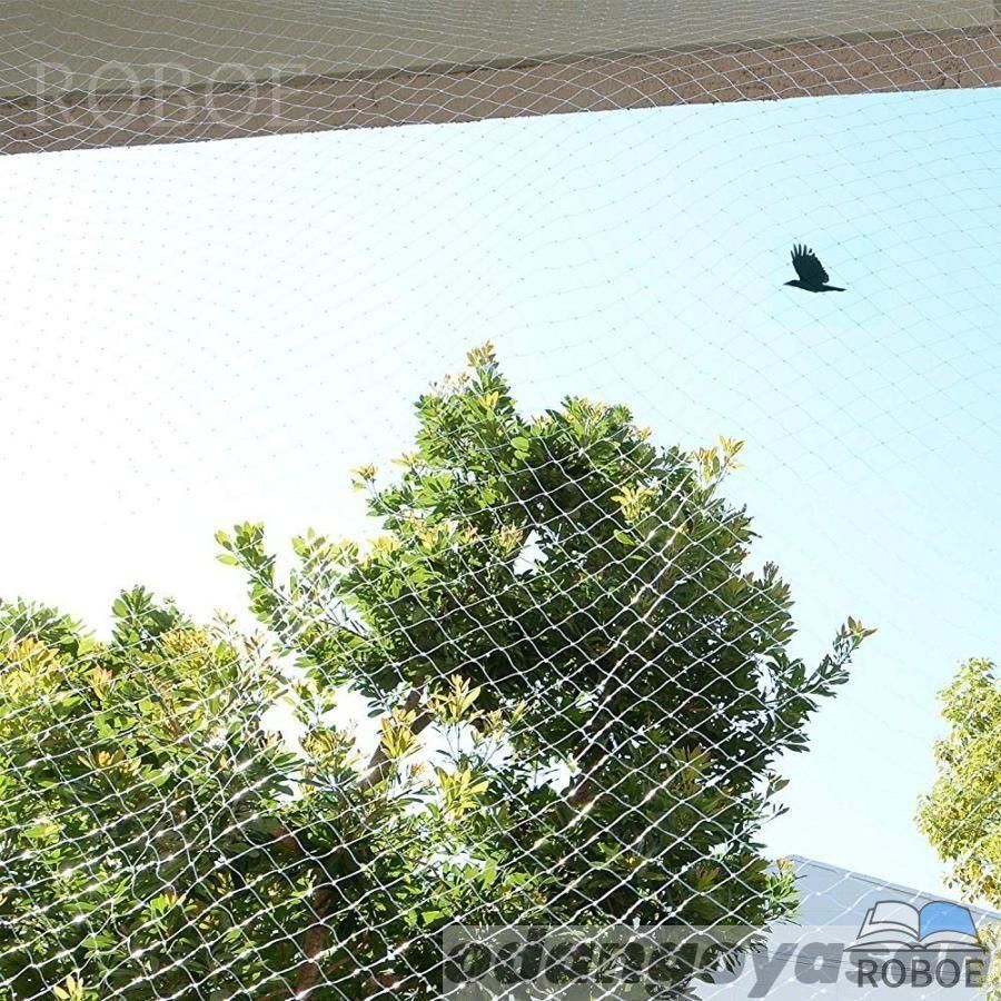 Rakuten - 防鳥ネット 3×8m 鳥よけネット 透明 カラスよけ 鳩よけ ベランダ 害獣対策グッズ ポイント消化 SxP