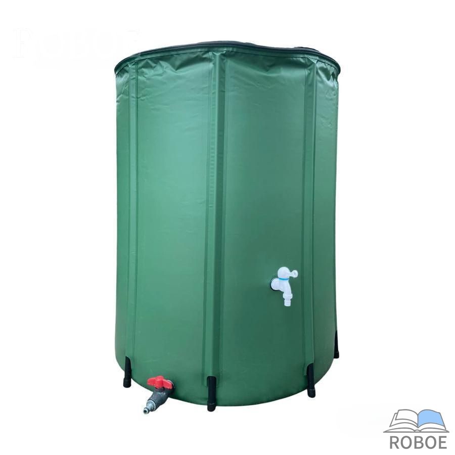 樂天商城 - 雨水タンク 集水器貯水タンク折りたたみ式雨水タンク 家庭用貯水容器 集水容器 雨水を集める 雨水収集バケツ 水を貯める 蛇口付き 大容