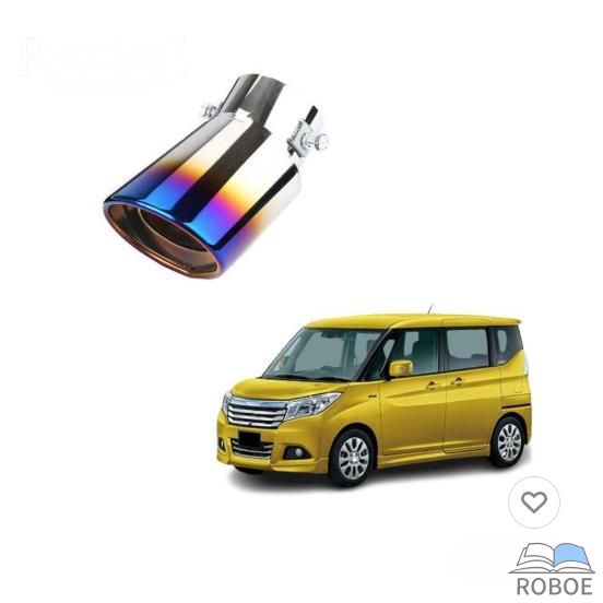 樂天商城 - 車外用品 マフラーカッター 大口径 スズキソリオ/ソリオ バンディットMA26S/36S/46S型 2015年12月- 2020年12月 対応 ステンレス製 マフ