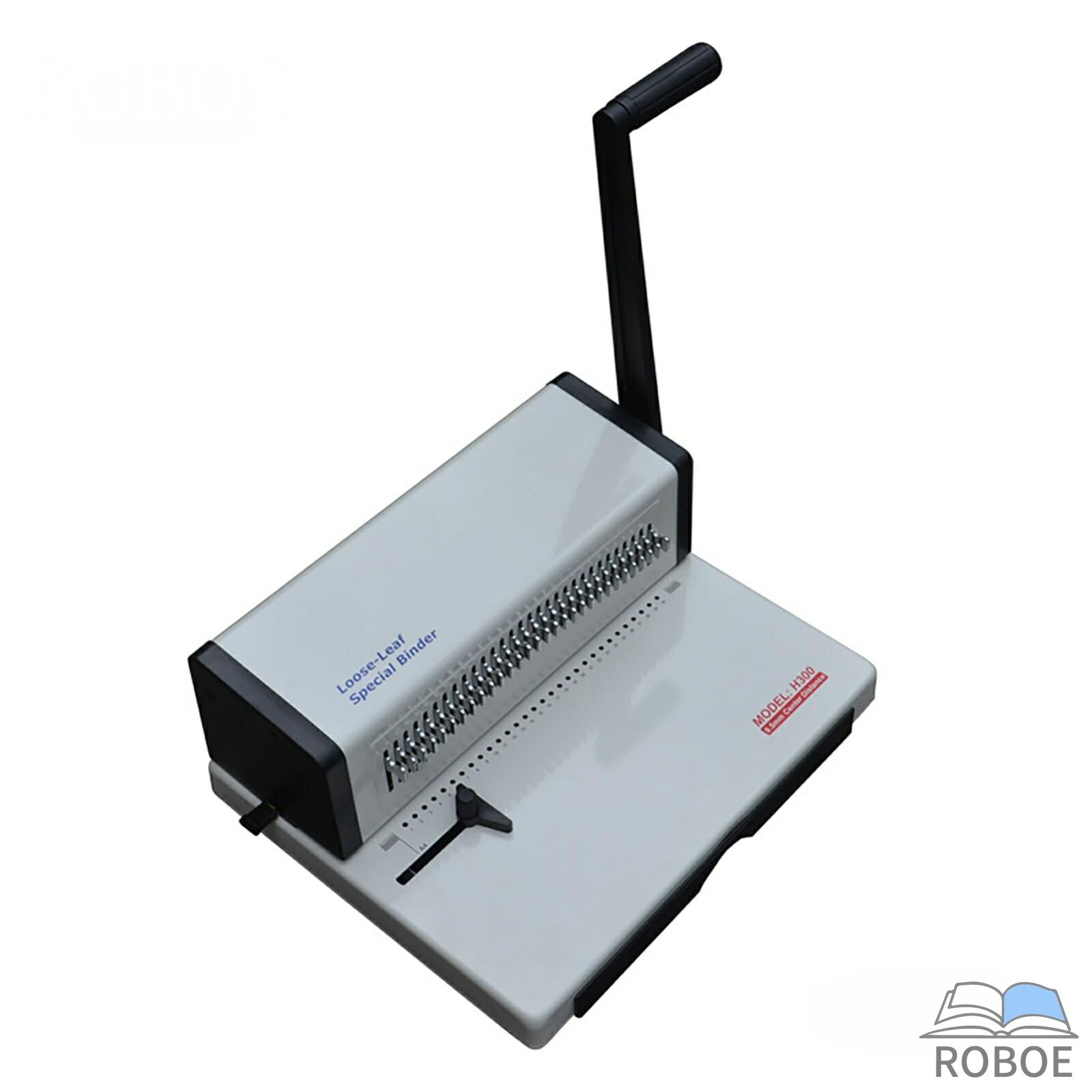 樂天商城 - コイルスパイラル製本機、コームバインダーマシン、手動ブックメーカー 30穴 20枚綴り、パンチバインダー 調節可能なコイル製本背、レタ
