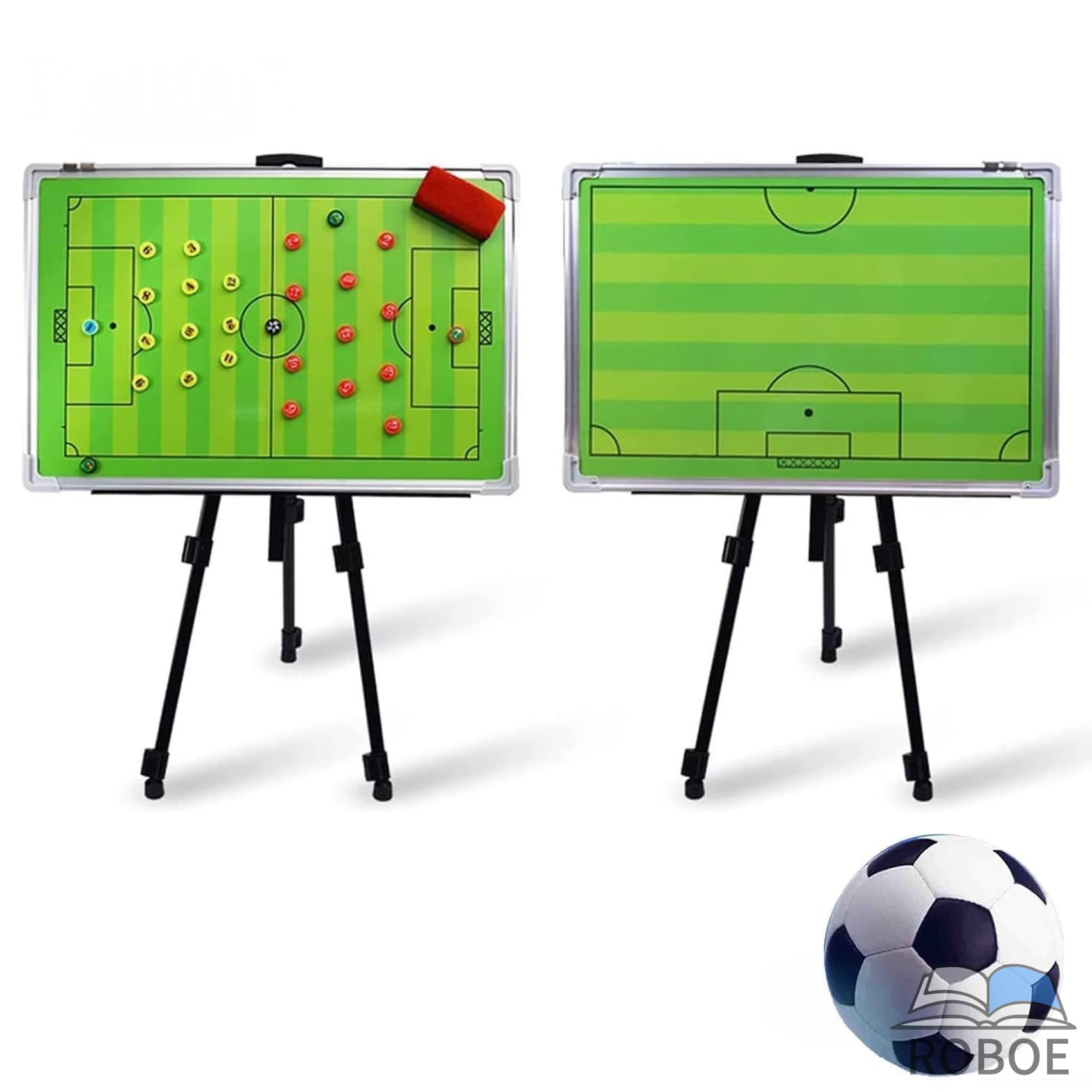樂天商城 - プロの作戦盤 サッカー作戦板 サッカー磁気戦術ボード 大型コーチ戦術ボード ポータブル磁気戦術ボード マグネット 戦略指導 作戦ボード