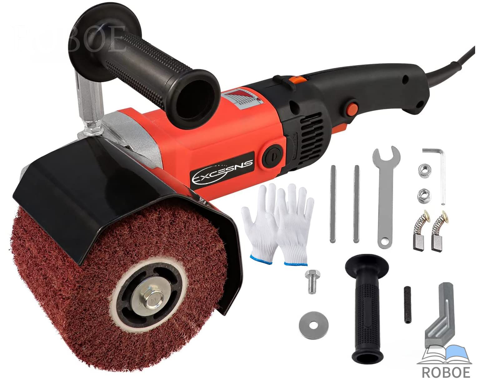 樂天商城 - ディスクグラインダー 研磨幅100mm 1400W 研磨工具 グラインダー ポリッシャー 防じん性能 金属の研磨 バリ取り 表面仕上 錆落とし コン
