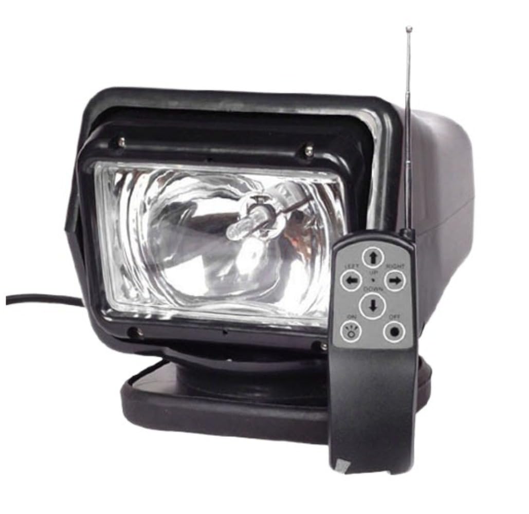 樂天商城 - 船舶用マリンスポットライト、ABS 12v 35/55/70W/HIDリモートコントロールサーチライト、6000K IP56防水ボートサーチライト、ヨット、海