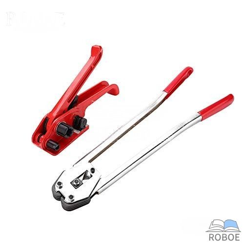 Rakuten - 梱包機 封緘器と引締機とシール金具セット PP・PETバンド適用 バンド幅16～19mm カッター搭載 ハサミ不要 梱包作業に