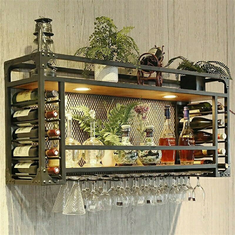 ? 【壁掛けワインラック】：広々とした空間とノスタルジックなレトロスタイルを組み合わせ、クラシックな壁面空間を演出します。弊社のワインラックは鉄と無垢材で作られ、耐荷重が強く、頑丈で耐久性のある構造で、高温で焼いても変形しにくく、お手入れも簡単です。 ? 【外周ガードレールデザイン】：この吊り下げ式ワインラックがあれば、ご家庭に収納スペースが増えます。アップグレードされた手すりは、様々なワインアクセサリーや装飾品を置くことができるので、アイテムが落下して怪我をする心配がありません。安心して使用でき、家族の安全を守ることができます。 ? 【多機能ワインラック】： ワインラックの上段には小さな飾りを、下段には大切なワインコレクションを収納でき、両サイドのボトルホルダーは収納の整理に役立ち、グラスホルダーの下にグラスを集めることもできます。 ? 【広い用途】： ワインラックとしてリビングルームに置くだけでなく、キッチンに置いてスパイスを収納したり、豊富なコレクションの良いディスプレイにもなり、どの部屋に置いてもとても実用的です。家庭用ワインキャビネット、キッチン、ホテル、ワイナリー、ワインセラー、バー、その他ケータリング施設などに適しています。 ? 【取り付け簡単】： 付属品完備で取り付け簡単です。吊り下げ設置の場合は、コンクリートまたは木製の構造物の天井に設置し、当社のワインラックの長期的な安全性と安定性を確保してください。ご購入前、ご購入後、ご不明な点がございましたら、お気軽にお問い合わせください。 極薄アルミニウムスポットライト アルミニウムは熱伝導率がゼロで、長寿命のために精密旋盤加工と陽極酸化処理が施されています。 ワイングラス用トラック 市場でよく使われているワイングラスのサイズに合わせて設計されています。 高品質の家具チューブ 強度、靭性、可塑性、良好なパフォーマンスポイントを組み合わせた機械的特性を確保します。 無垢材パネル 本物の材料のスプライシングはありません、人工的な仕上げ材や雑多な木材を避ける、細かいテクスチャ、暖かいタッチ。 高温焼付け塗装 環境にやさしい塗装で、金属そのものの色を保ち、シンプルで繊細です。 収納力 スペース、収納、装飾を合理的に使用。 ハンドメイド 古い職人の手作業で溶接された継ぎ目がたくさんあり、丈夫でしっかりしています。 仕様 名前 ワインウォールマウント カラー：ブラック サイズ：60/80/100/120*30*55cm 材質：天然松+鉄パイプ鉄メッシュ 用途：家庭、バー、ラウンジバーなど 製品が含まれています： 1*壁掛けワインラック 品質サービス: 1、 当社の製品に問題がある場合は、お気軽にお問い合わせください。 2、輸送中に多少の衝撃が加わる可能性がございます。万が一不具合や破損などがございましたら、部品の再送など対応させていただきますので、お気軽にご連絡くださいませ。 3、商品が多いため、発送時に説明書をお送りし忘れることがございます。万が一、説明書が届いていない場合や、商品組み立てに関してご不明点がございましたら、お手数ですがご連絡いただけますようお願い申し上げます。電子版の説明書を再送させていただきますので、どうぞご安心ください。お客様にはご理解いただきますようお願い申し上げます。お客様のご支援が、私たちの励みとなっております。