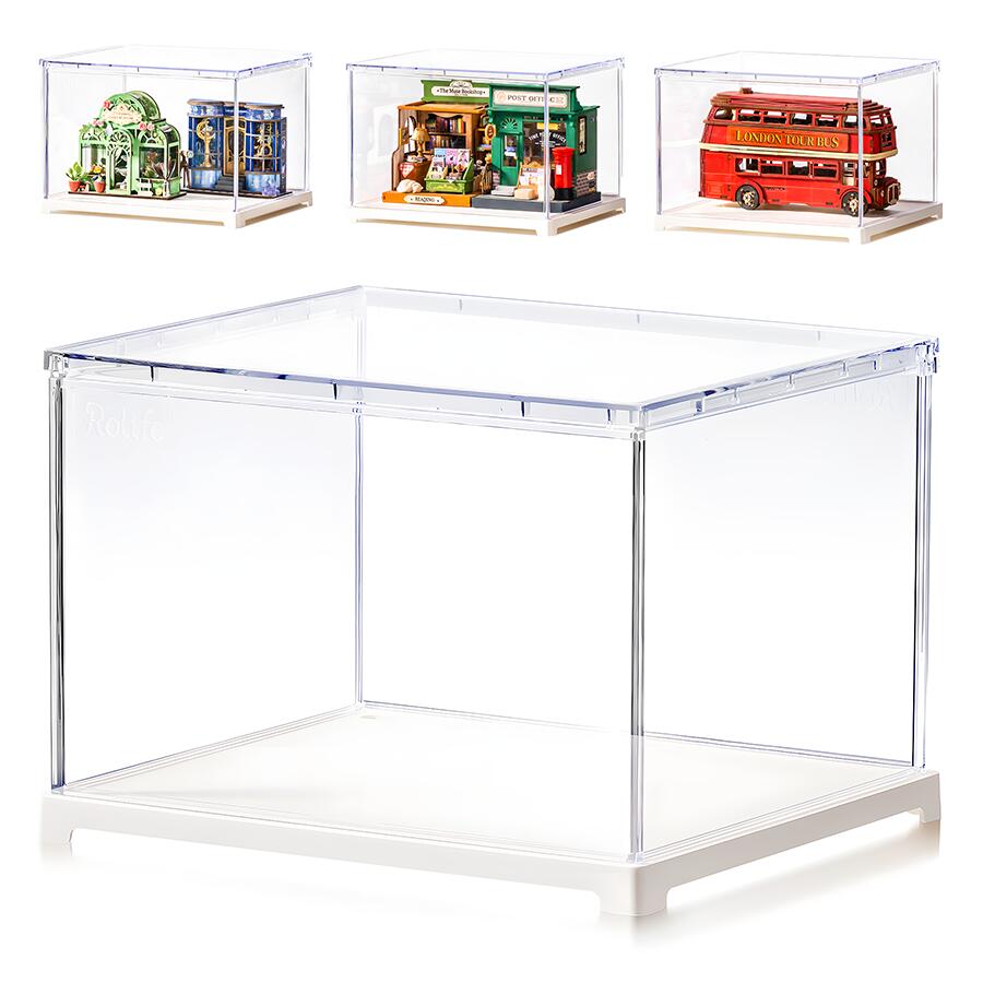 �ǥ����ץ쥤�ܥå��� Rolife �ץ饹���å� DIY�ߥ˥��奢�ϥ������å� �ɡ���ϥ��� �ߥ˥��奢�ա��� �ץ쥼��� ����ե���Ω��