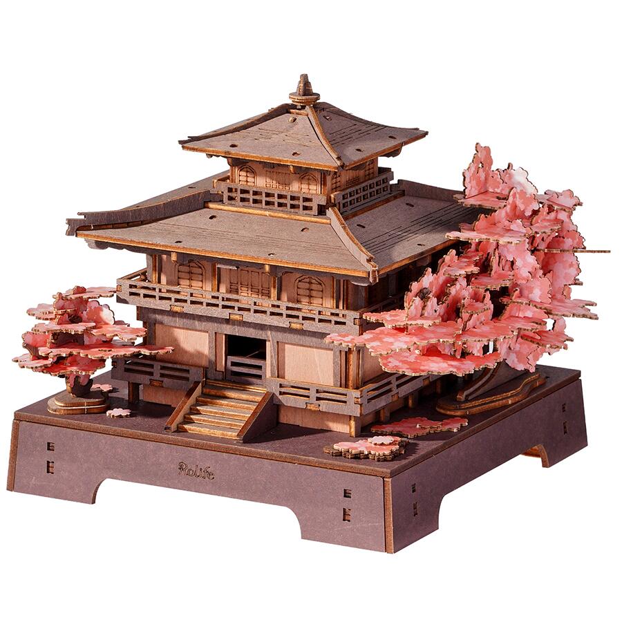 【全店P10倍】【新登場】立体パズル ウッドパズル 3Dウッドパズル 大人 子供 Rolife 対象年齢8+ 親子 DIY オルゴール 誕生日 プレゼント ギフト 説明書付き クリスマス プレゼント