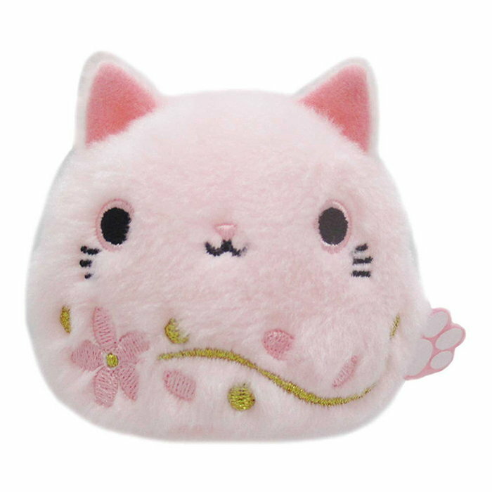 未使用・未開封品) ねこだんご くろ ぬいぐるみ 高さ7cm v1yptgt