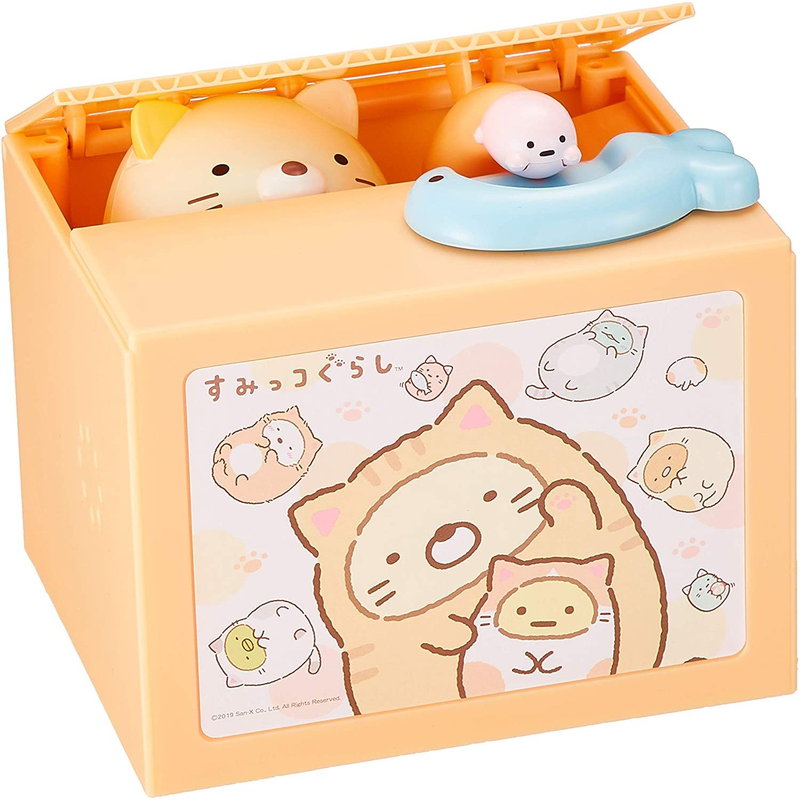 貯金箱 すみっコぐらしバンク ねこ いたずらバンク いたずらBANK すみっコぐらし 誕生日プレゼント 子供 おもちゃ 6歳 7歳 男の子 女の子 誕生日 プレゼント 小学生 知育玩具 知育おもちゃ 玩具 知育 おもちゃ こども 低学年 キャラクター グッズ キャラクターグッズ