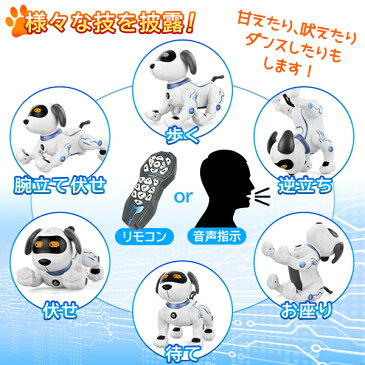 ロボット犬 ロボット 犬 ペット おもちゃ 子供 男の子 誕生日 プレゼント 小学生 犬型 ロボット ワンコ 癒し ペットロボット プログラミング ペットおもちゃ 癒し 人気 動く 知育 玩具 英語 音声指示 贈り物 家族 子ども こども 孫 電子ペット ギフト ラッピング 送料無料