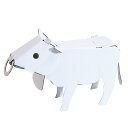 動物 牛 ハコモ hacomo ペーパークラフト キット クリスマス 工作キット 小学生 工作 キット 知育 おもちゃ 誕生日プレゼント 子供 おもちゃ 男の子...