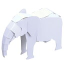 動物 ゾウ ハコモ hacomo ペーパークラフト キット クリスマス 工作キット 小学生 工作 キット 知育 おもちゃ 誕生日プレゼント 子供 おもちゃ 男の...