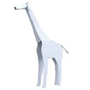 動物 キリン ハコモ hacomo ペーパークラフト キット クリスマス 工作キット 小学生 工作 キット 知育 おもちゃ 誕生日プレゼント 子供 おもちゃ 男...