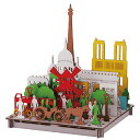 PUSUPUSU パリ ハコモ hacomo ペーパークラフト キット クリスマス 工作キット 小学生 工作 キット 知育 おもちゃ 誕生日プレゼント 子供 お...