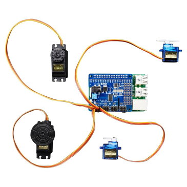 16-Channel Servo HAT Kit for Raspberry Pi