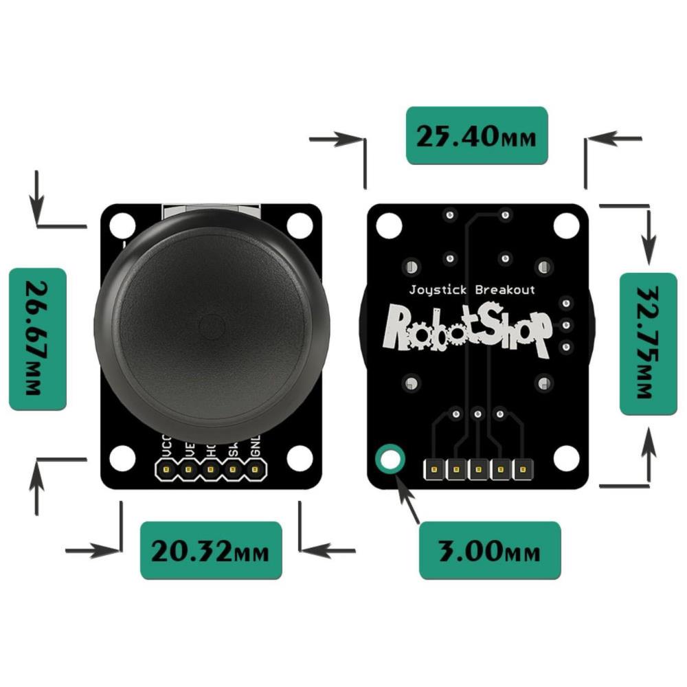 RobotShop 2軸ジョイスティックモジュ