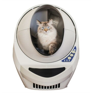 全自動猫トイレ リッターロボット 3 コネクト - ベージュ JP wifi対応 自動ネコトイレ 自動ねこトイレ、18ヶ月保証、修理・サポート完備