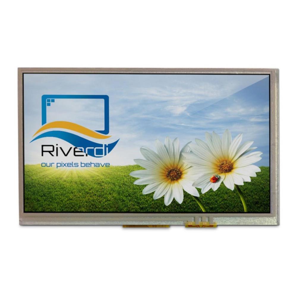 Riverdi インテリジェント ディスプレイ 7.0" 抵抗膜方式 FT812
