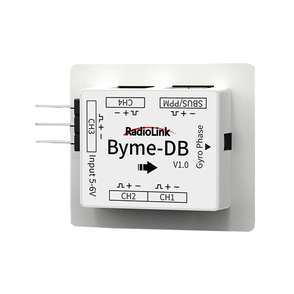 概要デルタ翼および固定翼航空機用Byme-DBミニフライトコントローラーさまざまなモデルに対応改良されたPID最適化簡単な八角形の校正3つの飛行モードを搭載わずか3.6gの超軽量デルタ翼および固定翼航空機用の Byme-DB ミニ フライト コントローラーは、デルタ翼、紙飛行機、J10、従来の SU27、舵付き SU27、F22、その他の混合制御航空機など、さまざまなモデルに対応するように設計されています。この高度なフライト コントローラーは、5 年間にわたる継続的な最適化の結果であり、Byme-D を基盤として構築され、最も洗練された PID パラメーターを提供します。4 チャンネル出力を備えており、従来のデルタ翼と舵付き翼の両方をサポートし、地上局の調整は必要ありません。最初の配線後、パイロットはフライト コントロール モード スイッチを設定し、リモート コントロールで八角形のキャリブレーションを実行するだけで安定した飛行が可能になり、簡単でユーザー フレンドリーな操作が実現します。 Byme-DB ミニ フライト コントローラーは、さまざまなスキル レベルのパイロットに対応するために 3 つの異なる飛行モードを提供します。自己安定モードは、固定翼の経験がない初心者に特に適しています。これは、デフォルトのロールとピッチ角度の制限がそれぞれ 70 度と 45 度で、飛行中のバランス維持を支援するためです。飛行経験のある人向けには、強化された安定性モードが 3 軸ジャイロスコープを使用して、飛行機を自動的に水平にすることなく飛行の安定性を制御し、向上させ、より正確な制御を可能にします。上級パイロット向けに設計された手動モードは、パイロットの手動入力のみに依存し、逆さま飛行、ロール、ループ、低高度飛行などの複雑な曲技飛行を実行できます。 Byme-DB ミニ フライト コントローラーは、独自のフル姿勢、制御、デジタル フィルタリング アルゴリズムを 3 軸ジャイロスコープと 3 軸加速度計とともに統合し、空中姿勢を維持するという課題に効果的に対処します。ワンタッチ レスキュー モード &lpar;自己安定モード&rpar; により、初心者でも低速であらゆる角度で安全に飛行でき、初飛行を成功させ、飛行への情熱を育むことができます。この小型フライト コントローラーはわずか 25.1 x 29.0 mm の大きさで、接続ワイヤーを含めた重量はわずか 3.6 g であるため、航空機に負担をかけたり耐久性に影響を与えたりすることはありません。 Byme-DB の操作で問題が発生した場合は、導入部のナビゲーション バーにある取扱説明書、チュートリアル、またはよくある質問を参照してください。すべてのチュートリアルを確認した後でも質問がある場合は、テクニカル サポートにご相談ください。仕様デルタ翼や紙飛行機などの模型に適していますPID自動チューニング4チャンネル出力の向上地上局の調整は不要自己安定化モード&colon; デフォルトのロール角度制限は 70 度、ピッチ角度制限は 45 度安定化モード：3軸ジャイロによる制御手動モード&colon; 飛行制御アルゴリズムとジャイロの関与なしSBUSおよびPPM信号をサポート重量&colon; 3.6 g &lpar;接続ワイヤを含む&rpar;同梱1x バイミーDB 1x Byme-DB 受信機への接続両面粘着テープ1枚サーボ接続ケーブル x 3梱包バッグ x 1寸法 25.1&times;29.0mm