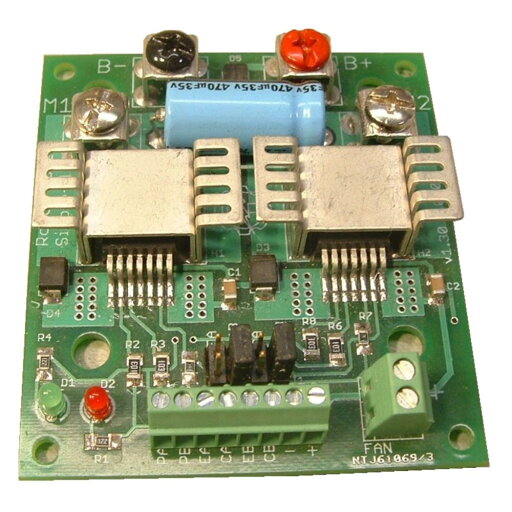 Simple-H 20A、5V 〜 28V DC モータードライバー Simple-H 20A、5V 〜 28V DC モータードライバー