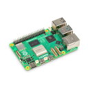 概要 Raspberry Pi 5 8GB シングルボードコンピュータ 64-bit quad-core Arm Cortex-A76プロセッサを搭載し高性能を実現 800MHz VideoCore VII GPU搭載で、優れたグラフィックス機能 ギガビットイーサネット、デュアルバンドWi-Fi、Bluetooth 5.0/BLEによる通信が可能 UARTコネクタ、microSD カード スロット、USB ポートなど周辺機器を強化 Raspberry Pi 5 8GB シングルボードコンピュータは、強化された機能を提供する高性能開発コンピュータです。2.4GHzで動作する64bit quad core Arm Cortex-A76プロセッサを搭載し、従来の2～3倍の性能になっています。このボードに搭載しているシリコンは自社開発で、周辺機器の機能が大幅に向上しています。 また、Raspberry Pi 5 は、800MHzのVideoCore VII GPUを搭載し、グラフィックス機能が非常に優れています。従って、マルチメディアアプリケーション、ゲーム、グラフィックを多用するタスクに最適です。さらに、このボードは2レーンの1Gbps MIPIカメラも搭載し、総帯域幅が3倍になり、最大2台のカメラ または ディスプレイを自由に組み合わせて使用できます。この機能により、開発者は魅力的なビジュアルをキャプチャし、複数のカメラの能力を簡単に活用することができます。 通信に関しては、Raspberry Pi 5は、有線データ通信用のギガビットイーサネットに加え、デュアルバンドWi-FiとBluetooth 5.0/BLEワイヤレス機能を搭載しています。これにより、柔軟なワイヤレス接続オプションが提供されます。シングルレーンのPCIeインタフェースも搭載していますので、さまざまなデバイスやネットワークとのシームレスな統合が可能です。 Raspberry Pi 5は、UARTコネクタ、高速ストレージ用 microSDカードスロット、高速5Gbpsデータ転送対応の2個のUSB3.0ポート、さらに2個のUSB2.0ポートなど周辺機器を強化して使いやすさをさらに向上しています。このボードはまた、正確な計時が可能なRTCと、HDRに対応した2個の4Kp60ディスプレイ出力を備えています。これにより、複数のディスプレイで魅力的なビジュアルを楽しむことができます。 Raspberry Pi 5は、スムーズなデスクトップ体験、 Home Assistantを備えたホームオートメーションシステム、マルチメディアセンタコンソール、教育および学習ツール、スマートホームシステム、センサネットワーク、遠隔監視システム、産業用オートメーションシステム、組み込みシステム開発ツールとして使用できます。 Home Assistantは、ホームオートメーションの中央制御システムとして機能する無料のオープンソースソフトウェアです。リモートサーバやインターネット接続を必要とせず、ホームオートメーションの利便性を提供し、高い安全性と信頼性を実現します。Home Assistant Cloudによって拡張することができ、音声アシスタントを使ってどこからでもHome Assistantをコントロールでき、完全に暗号化されています。インストール方法は簡単です。 仕様 CPU：暗号化拡張機能内蔵 2.4GHz quad-core 64-bit Arm Cortex-A76 CPU L2 キャッシュ：512KB/1core L3キャッシュ：2MB 共有 GPU：VideoCore VII GPU、OpenGL ES 3.1 および Vulkan 1.2に対応 ディスプレイ出力：HDR対応 Dual 4K p60 HDMI ディスプレイ出力 ビデオデコーダ：4K p60 HEVCデコーダ RAM：8GB LPDDR4X-4267 SDRAM Wi-Fi：デュアルバンド 802.11ac Wi-Fi Bluetooth：5.0 / Bluetooth Low Energy &lpar;BLE&rpar; ストレージ：microSD カード スロット、高速SDR104モードに対応 電源スイッチ：オン/オフ USB ポート： USB3.0ポート x 2、5Gbps 同時動作に対応 USB2.0ポート x 2 イーサネット：ギガビットイーサネット、PoE+ サポート付き &lpar;別途 PoE+ HAT が必要&rpar; カメラ/ディスプレイ：2 x 4レーン MIPI カメラ/ディスプレイトランシーバ PCIe インタフェース：高速周辺機器用 PCIe 2.0 x 1 インタフェース &lpar;別途 M.2 HAT または 他のアダプタが必要&rpar; 電源：USB-C経由 5V/5A DC電源、Power Delivery対応 Raspberry Piヘッダ：Raspberry Pi 標準40ピンヘッダ リアルタイムクロック &lpar;RTC&rpar;：外部バッテリで駆動 同梱 1 x Raspberry Pi 5 8GB シングルボードコンピュータ 寸法