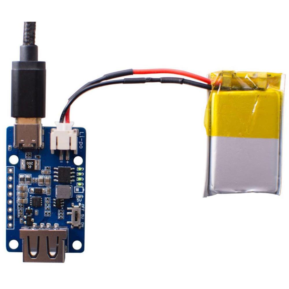 LiPo Rider Plus充電器/ブースター-5V / 2.4A USBタイプC