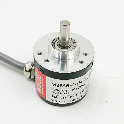 ロータリエンコーダ 5000 P/R 3チャンネル 6mm (5V NPN) ロータリエンコーダ 5000 P/R 3チャンネル 6mm (5V NPN)