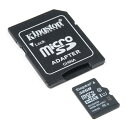 Kingston 32GB SD / MicroSDメモリカード アダプタ付き