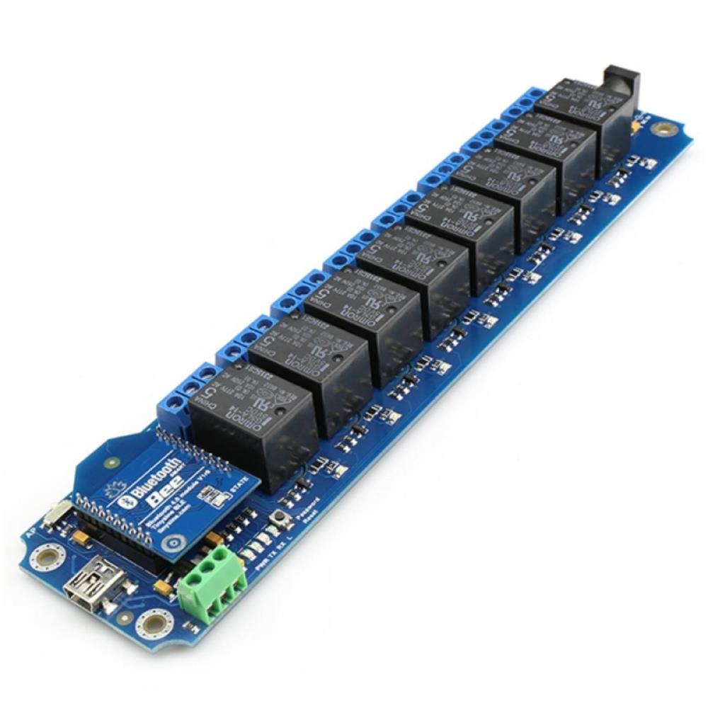 TOSR181 8チャンネル スマートフォンBluetoothリレー(パスワード/瞬間出力/ラッチ出力)