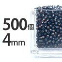 手芸 ビーズ 500個 ラウンド型 チェコ 4mm オレンジ ブラック 黒 ラウンド 丸 ハンドメイド Lt.オレンジ×BKハーフコート 素材 手作り【ビーズ ...