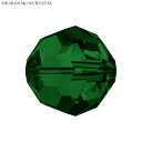 SWAROVSKI #5000 スワロフスキー ラウンド 8mm エメラルド